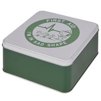 MEDIKAMENTENBOX Peanuts First Aid - Grün, Metall (18/9/18cm) - Butlers
