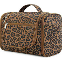KULTURTASCHE zum Aufhängen mit Leopardenmuster 27 cm - Multicolor, Textil (5/2/5cm)