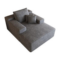 SCHLAFSOFA DE-34763 mit tiefer Sitzfläche Dunkelgrau - Dunkelgrau, Textil (159/60/115cm) - ComfortXL