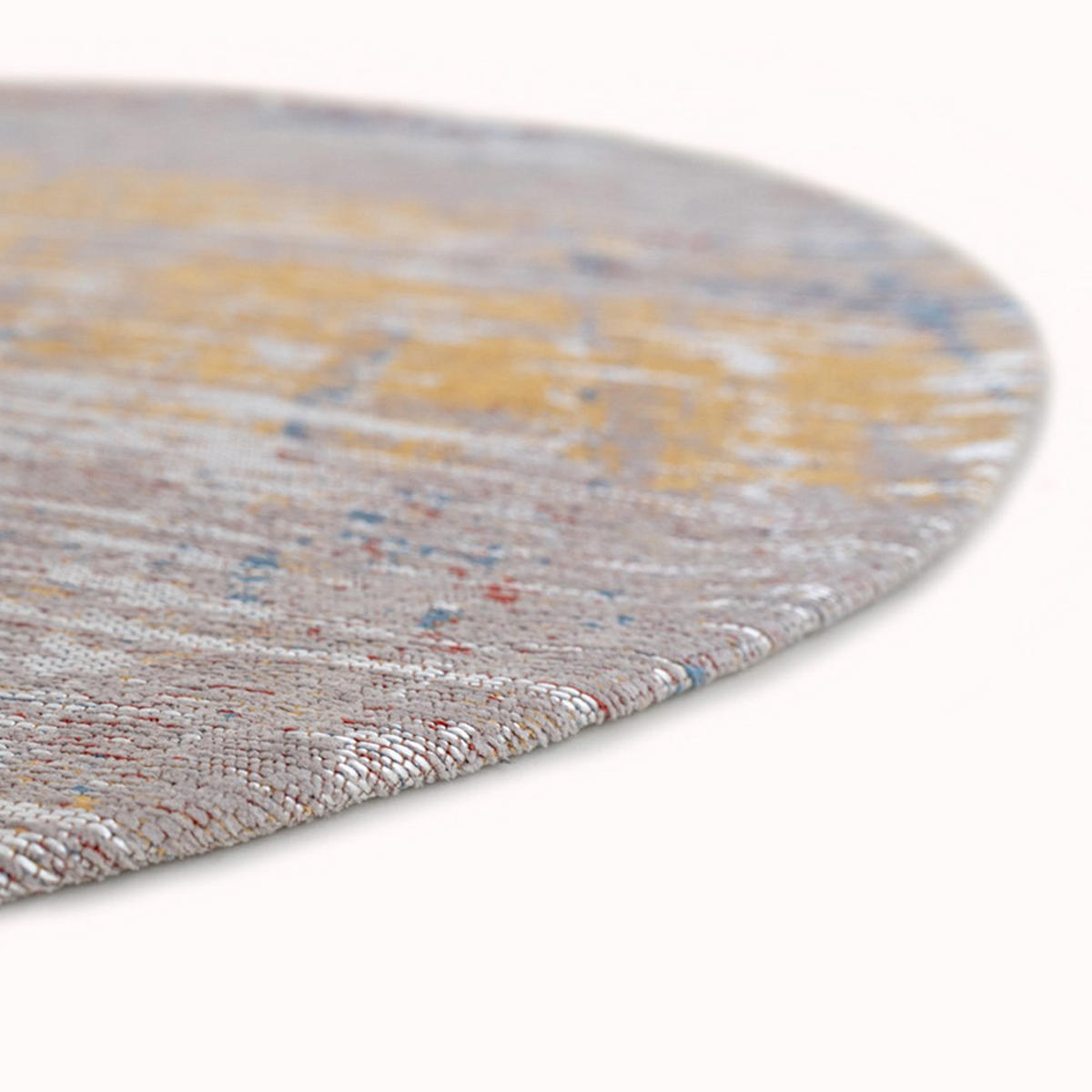 TEPPICH Montauk Multi Atlantic Streaks 140/140 cm - Multicolor, Kunststoff/Textil (140/140cm) - Louis De Poortere