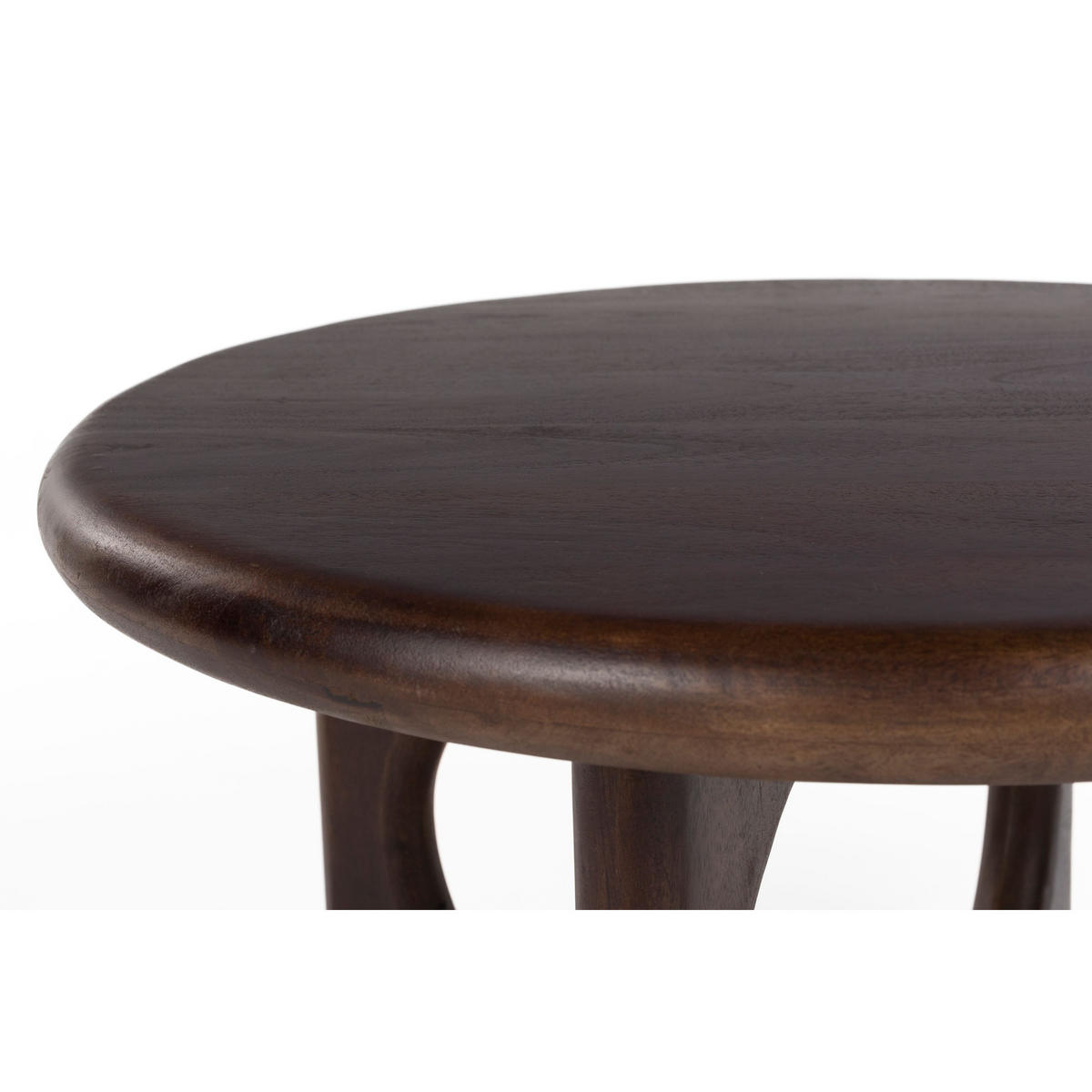 COUCHTISCH Jani Rund 60 cm Dunkelbraun - Braun, Holz (60/60/35cm) - Housecraft Living