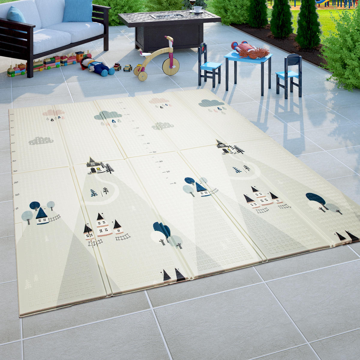KINDERTEPPICH 150/200 cm Folding Mat 682 - Weiß, Textil (150/200cm) - Paco Home