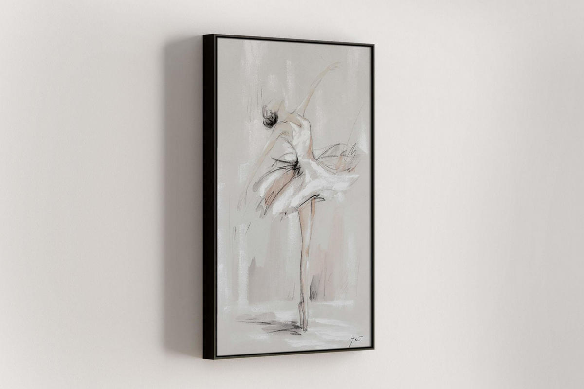 OLEJOMAĽBA 60/90 cm, Zvieratá - béžová, drevo/textil (60/90cm) - KUNSTLOFT
