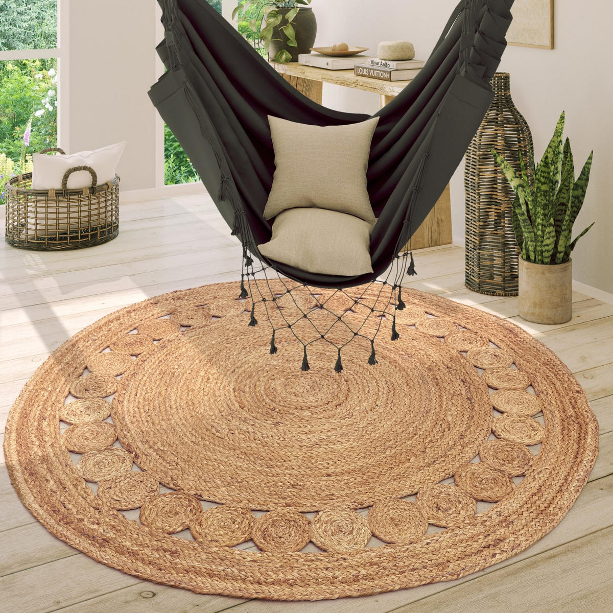 NATURFASERTEPPICH 200/200 cm Viborg 593 - Naturfarben, Naturmaterialen (200/200cm) - Paco Home