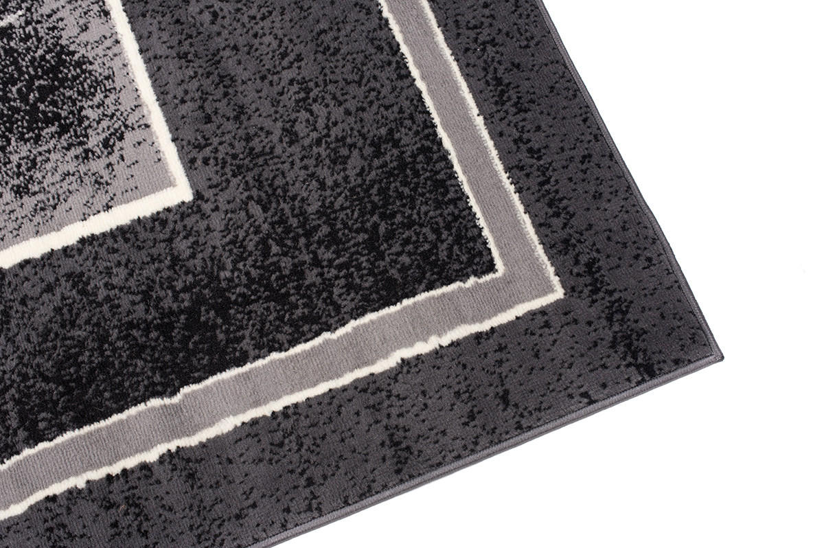 TEPPICH DREAM Dunkelgrau Weiß 250/300 cm - Dunkelgrau/Weiß, Textil (250/300cm) - Tapiso