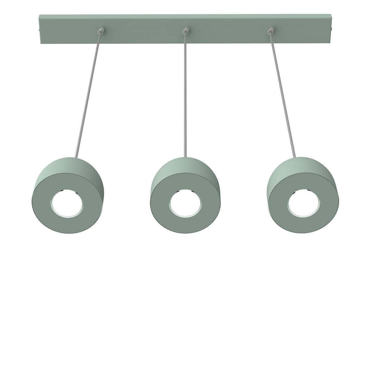 HÄNGELEUCHTE - Grün, Metall (6.5/69/120cm) - Lumicom