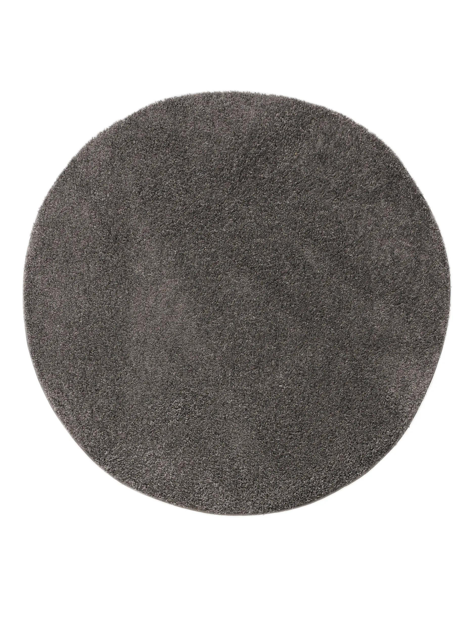HOCHFLORTEPPICH Soho Grau ø 200 cm rund - Grau, Textil (200/200cm) - benuta Pop