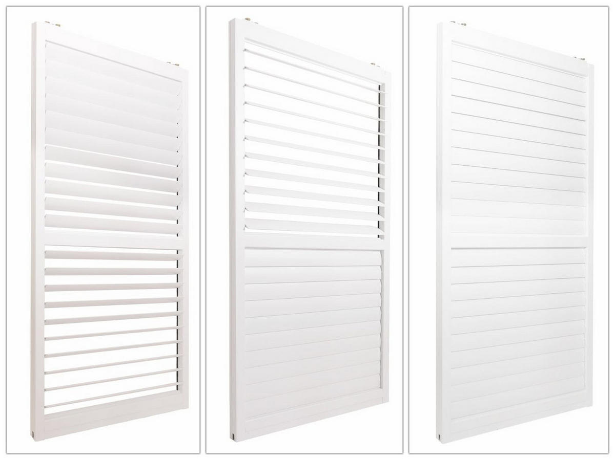 SCHIEBETÜR FÜR PERGOLA 3ER-SET Weiß 3er-Set-Set - Weiß, Metall (272/206/11cm) - MCW
