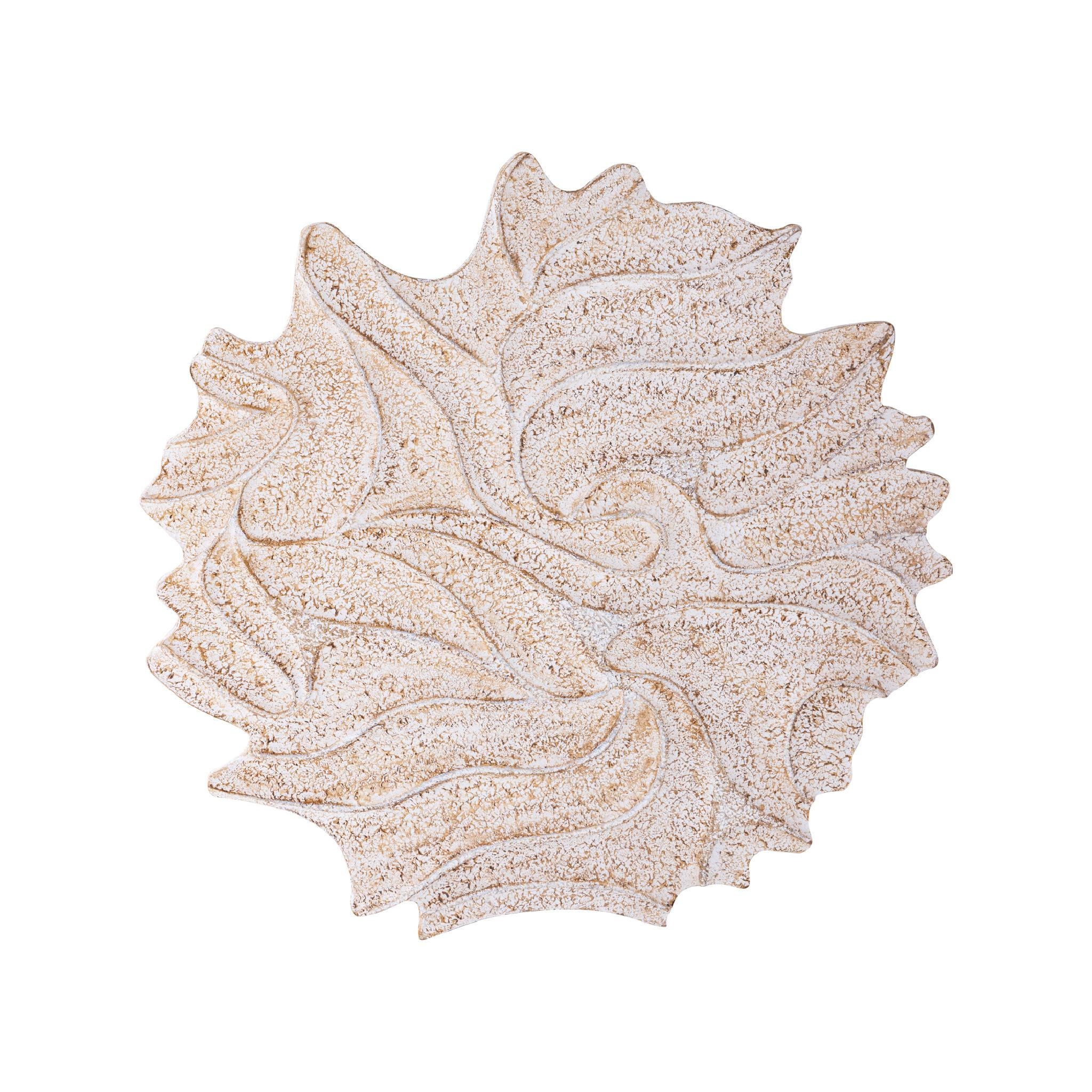 WANDPANEEL Ceanna Beige 90/2.5/90cm - Beige, Holz (2.5/90/90cm) - PTMD Collection