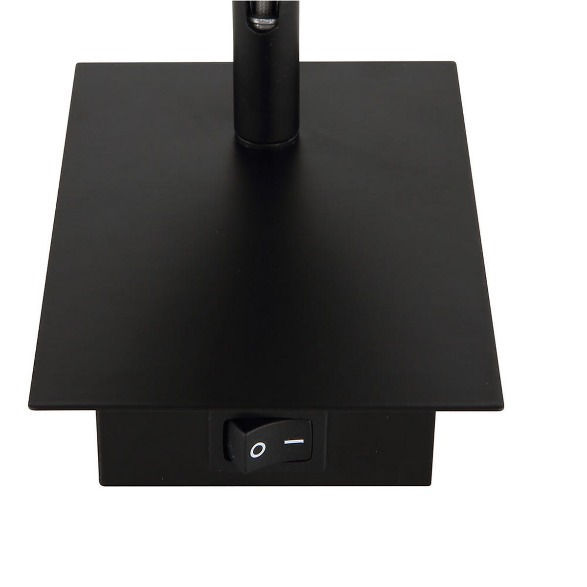 LED WANDLEUCHTE ALONSO, Metall, Schwarz, schwenkbar - Schwarz, Glas (9/20/16.5cm) - Globo Lighting