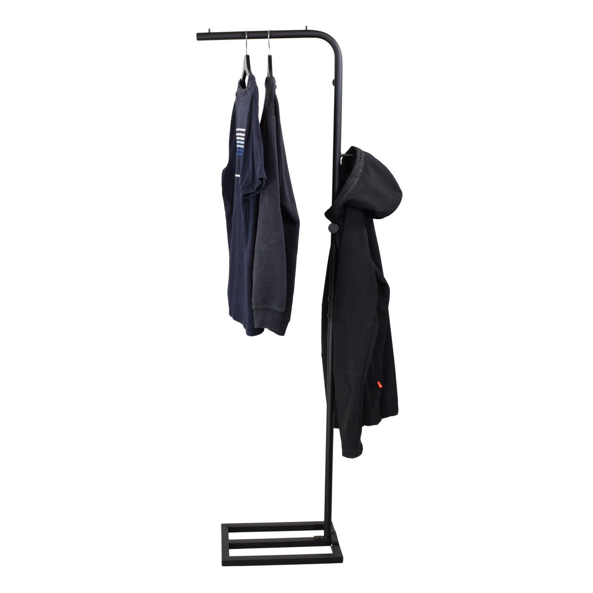 KLEIDERSTÄNDER Dressy Schwarz - Schwarz, Metall (25/170/40cm) - LOFT42