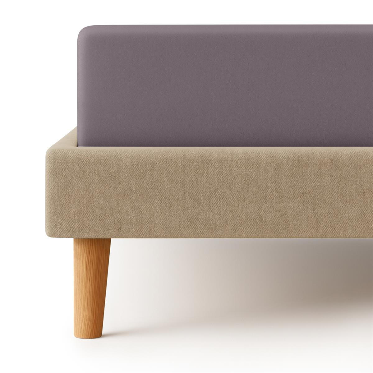 JERSEY-SPANNBETTLAKEN 90x200 - 100x200 cm, Bettlaken aus 100% Baumwolle mit Rundum-Gummizug, Spannbetttuch Graphit - Graphitfarben, Textil (100/200cm) - Carpe Sonno