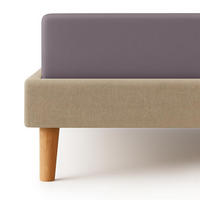 JERSEY-SPANNBETTLAKEN 90x200 - 100x200 cm, Bettlaken aus 100% Baumwolle mit Rundum-Gummizug, Spannbetttuch Graphit - Graphitfarben, Textil (100/200cm) - Carpe Sonno