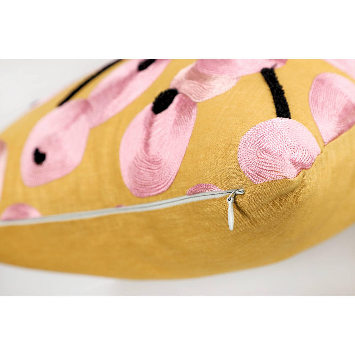 KISSENHÜLLE JUICY - Cognac, Naturmaterialien (45/45cm) - Schöner Wohnen