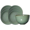 SUPPEN-SET Alicante Grün 7er Set - Grün, Keramik (1/1/1cm) - Ritzenhoff Breker