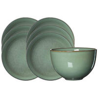 SUPPEN-SET Alicante Grün 7er Set - Grün, Keramik (1/1/1cm) - Ritzenhoff Breker