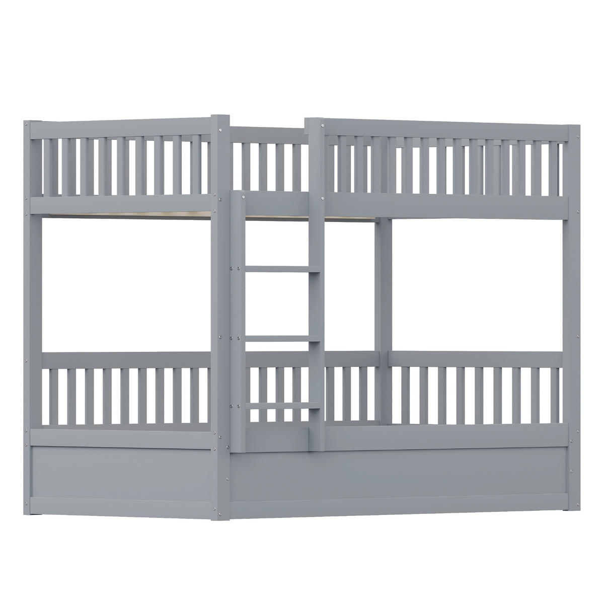 ETAGENBETT 90x200 Grau - Grau, Holz (90/200cm) - ComfortXL