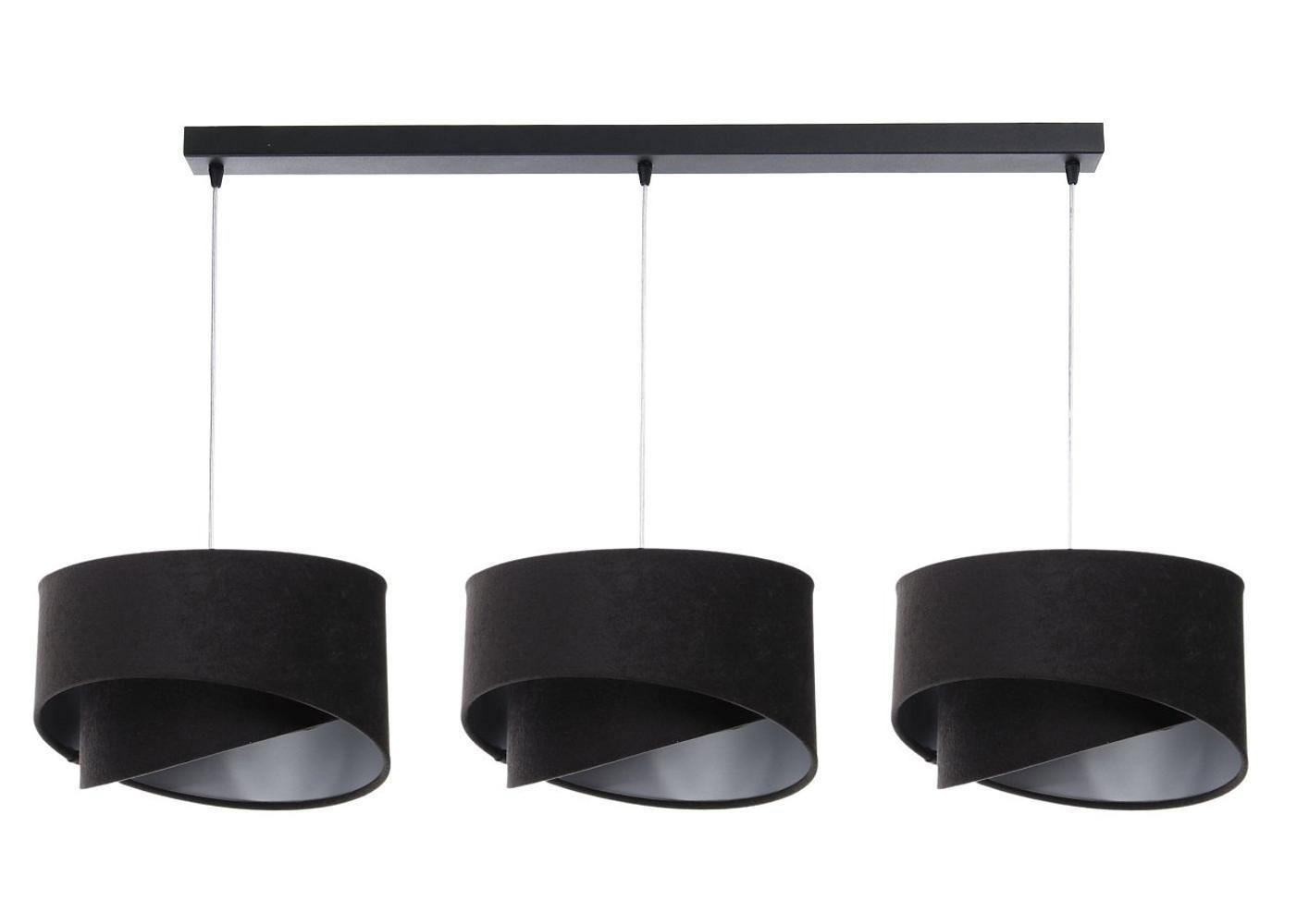 HÄNGELEUCHTE Schwarz 30/18 cm - Schwarz, Kunststoff (30/0.3/18cm) - ONZENO