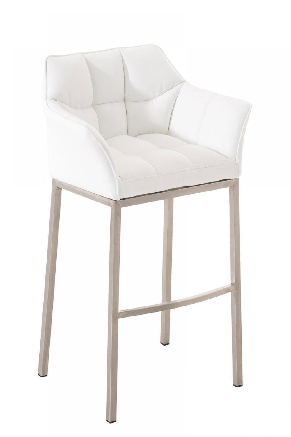 CLP Barhocker Weiß 64x110x48 cm