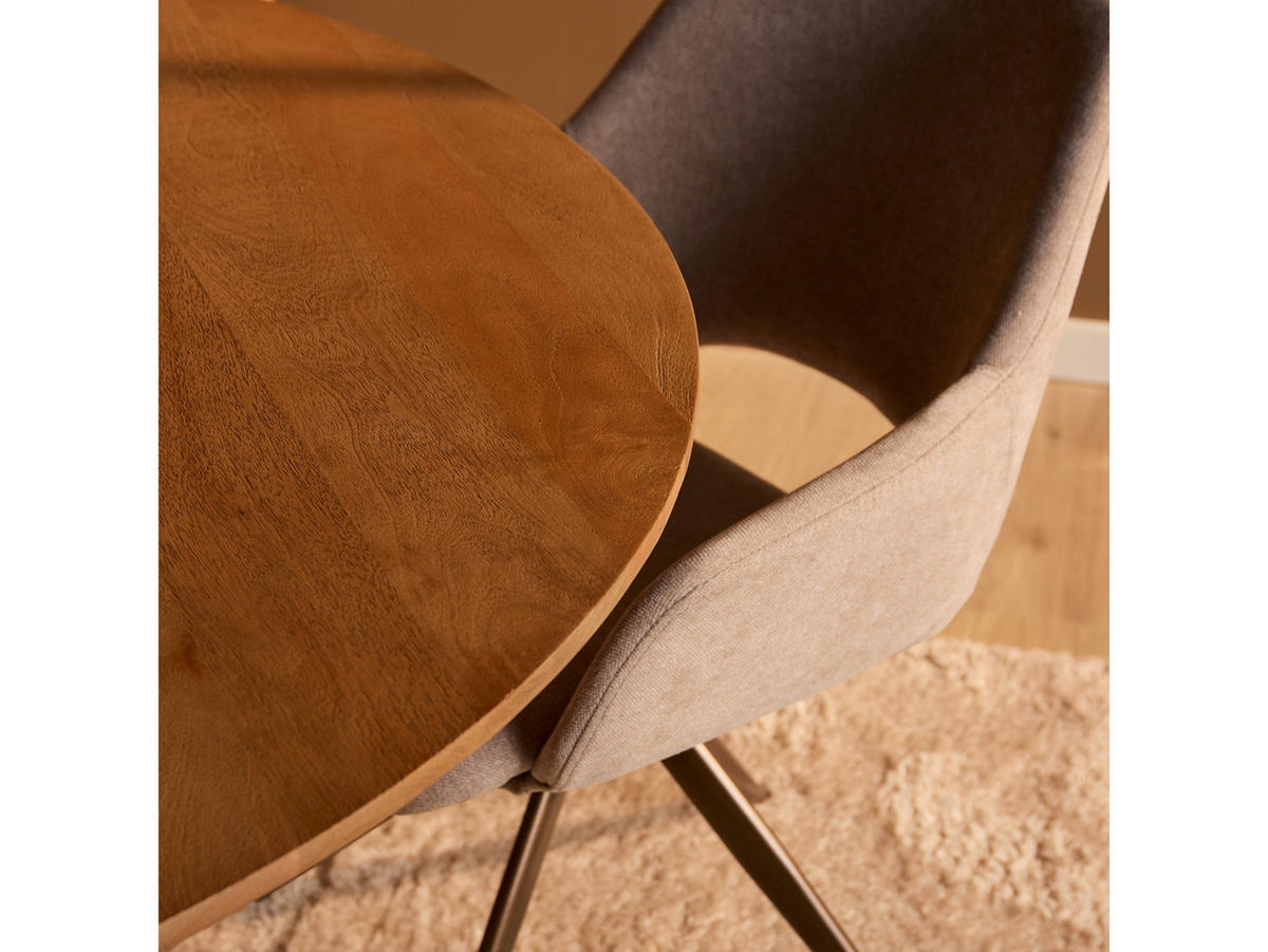 ESSTISCH Helena Durchmesser 150 cm Natur - Naturfarben, Holz (150/150/76cm) - Villa Möbel