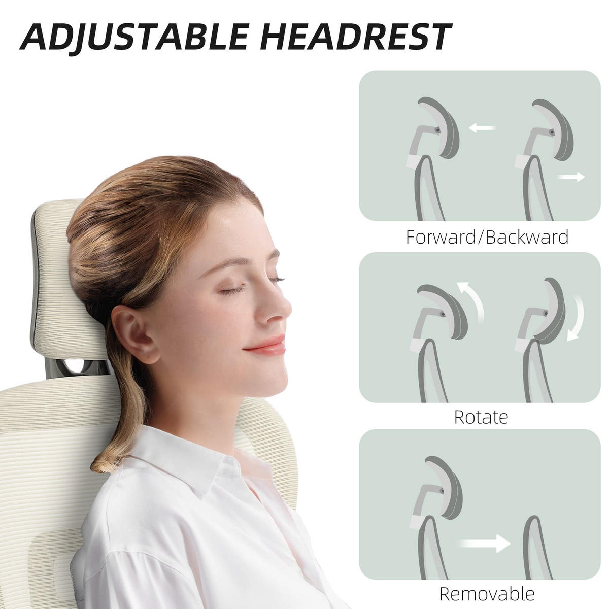 BÜROSTUHL mit Wippfunktion Liegefunktion Ergonomisch Höhenverstellbar Beige - Beige/Schwarz, Kunststoff/Textil (64/122/66cm) - HOMCOM