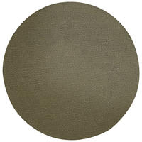 KOBEREC Olivově zelený 140 cm Vlna Vasco - zelená barva, textil (140/140cm) - Beliani