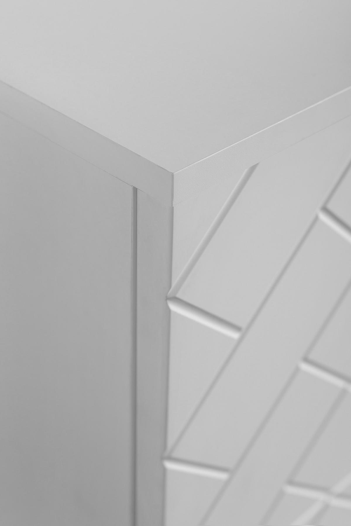 WASCHBECKUNTERSCHRANK TREND Weiß matt 80/46/60 cm - Weiß, Holzwerkstoff (80.6/60/46cm) - Rodan