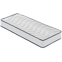 MATRATZE 90x200, Höhe 20 cm, Kaltschaum H4, CLEO - Weiß, Textil (90/200cm) - iLoveSleep