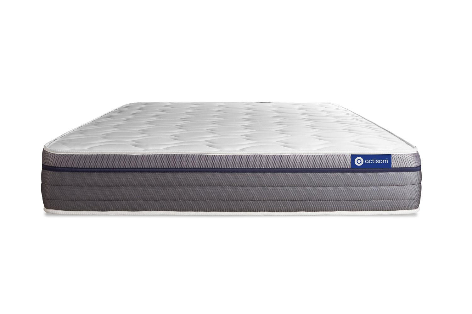 MATRATZE Actiflex zen Taschenfederkern und Memory-Schaum 160 x 200 cm h1 - Weiß, Textil (160/200cm) - ACTISOM