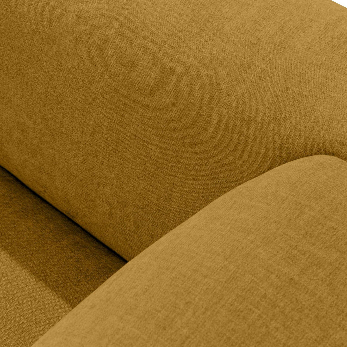 SESSEL BUFFO , Honiggelb - Currygelb, Textil (130/73/96cm) - KONSIMO®