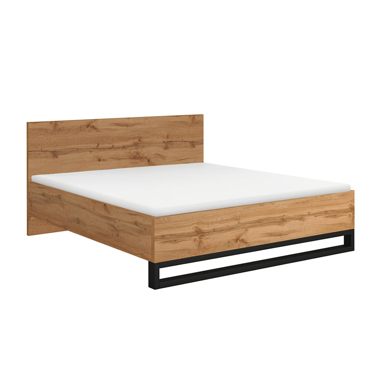 POSTELJA 160/200 Eden Les - rjava, leseni material (160/200cm) - Petits-meubles