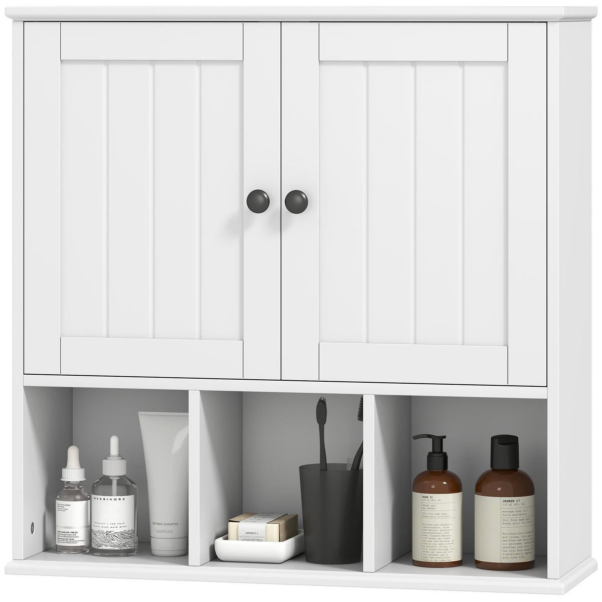 HÄNGESCHRANK Weiß 1 Stück - Weiß, Kunststoff (60/60/19.5cm) - GiPP