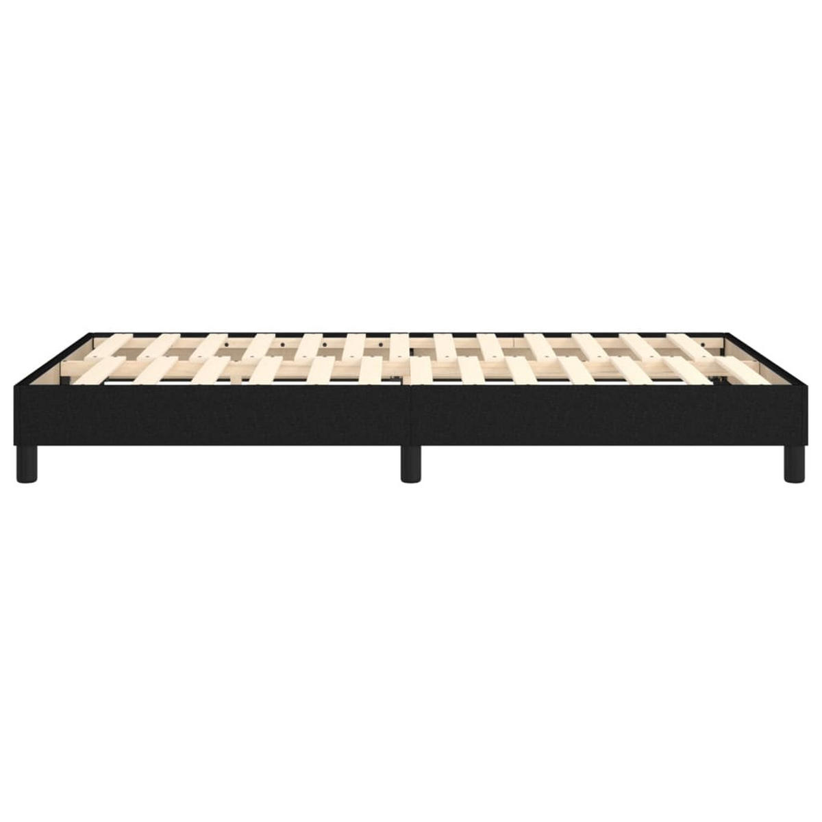 POLSTERBETT Quinlan 120/203 cm - Schwarz, Holzwerkstoff (120/200cm) - Nettlife