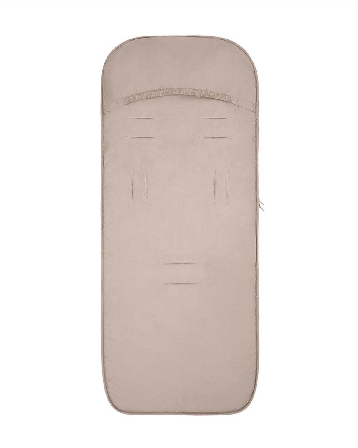 FUSSSACK Classic hellbraun Fleece, wasserabweisend, 3- und 5-Punkt-Gurt, Reißverschluss - Braun, Textil (45/1/85cm) - Kikka boo