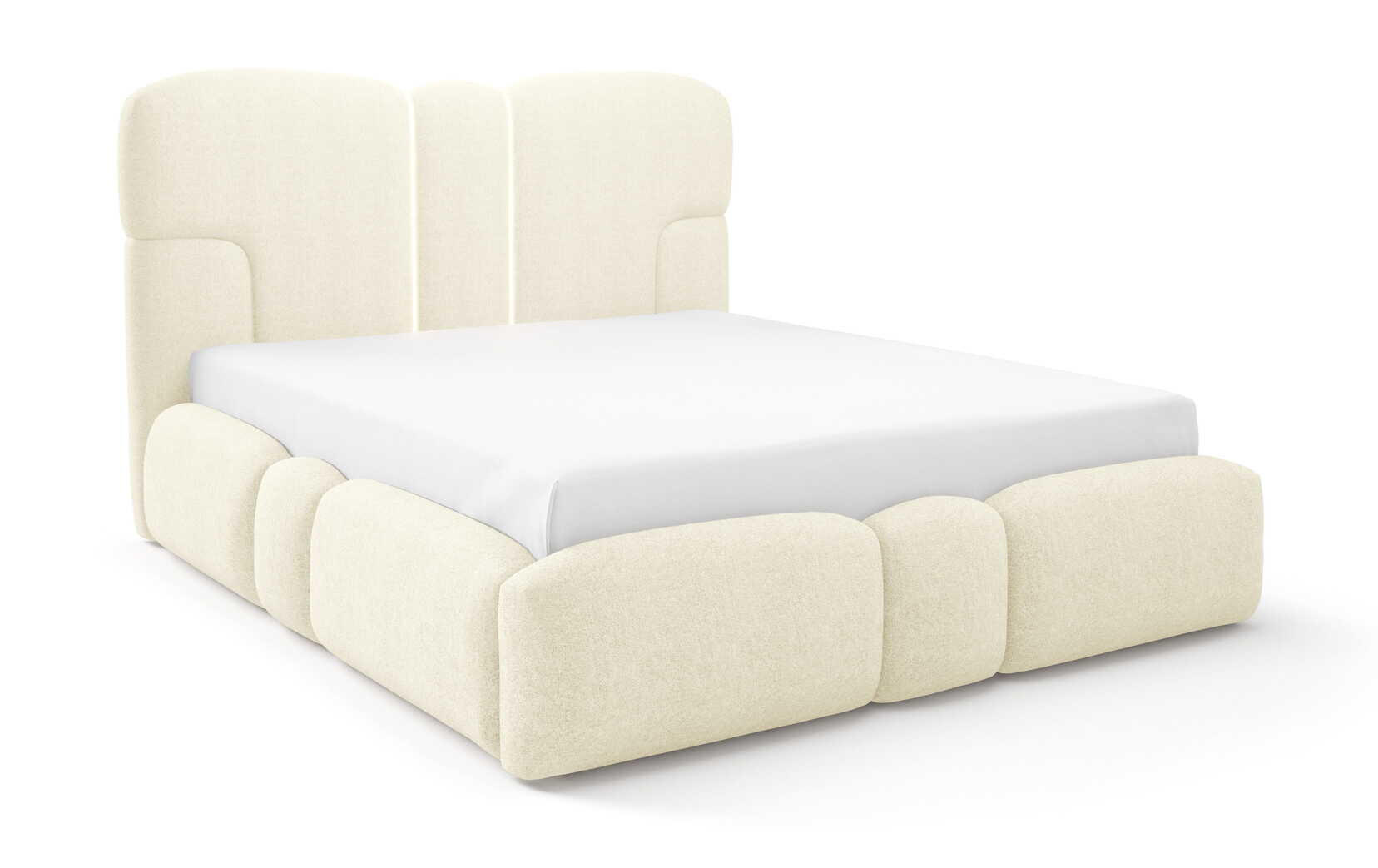 Emporius Polsterbett Creme 140x200 cm