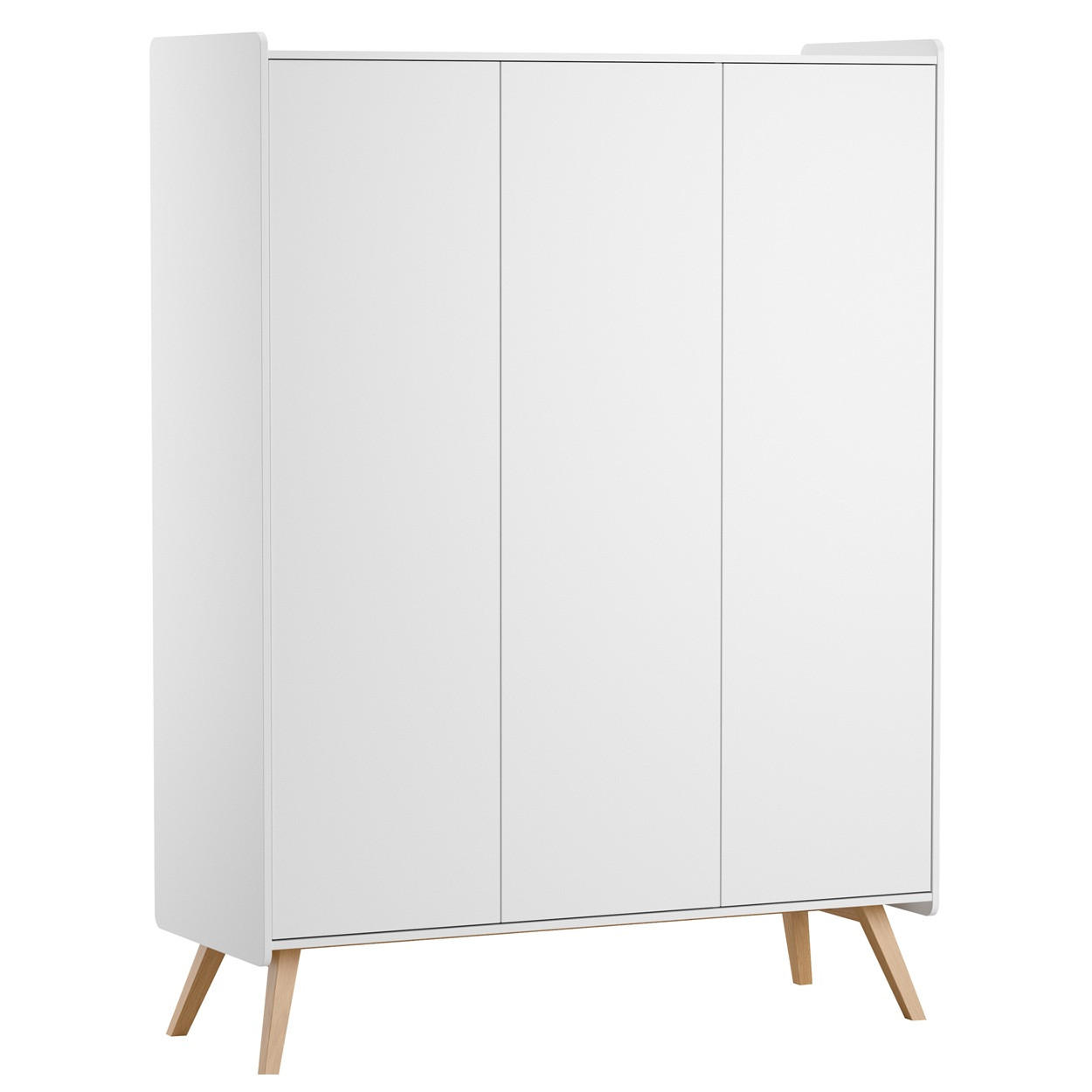 BABYZIMMER Vienna Set B - 4-teilig - Weiß - Weiß, Holzwerkstoff (149/200/58cm) - QMM TraumMöbel