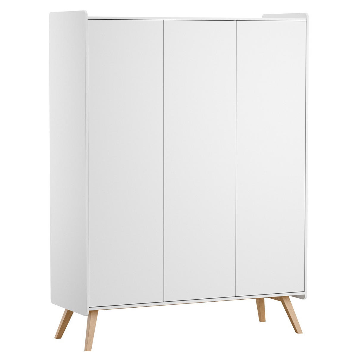 BABYZIMMER Vienna Set B - 4-teilig - Weiß - Weiß, Holzwerkstoff (149/200/58cm) - QMM TraumMöbel