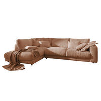 ECKSOFA MADELINE Braun Cord - Dunkelbraun/Schwarz, Kunststoff/Textil (325/224cm) - KAWOLA