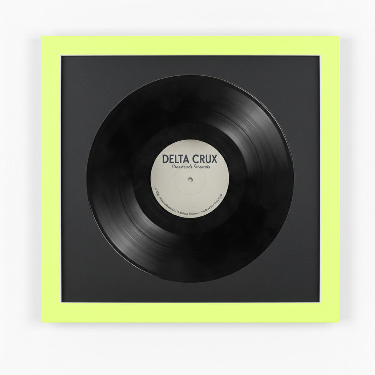 SCHALLPLATTEN RAHMEN 40/40 für die Vinyl - Grün, Holz (40/40cm) - K-Möbel