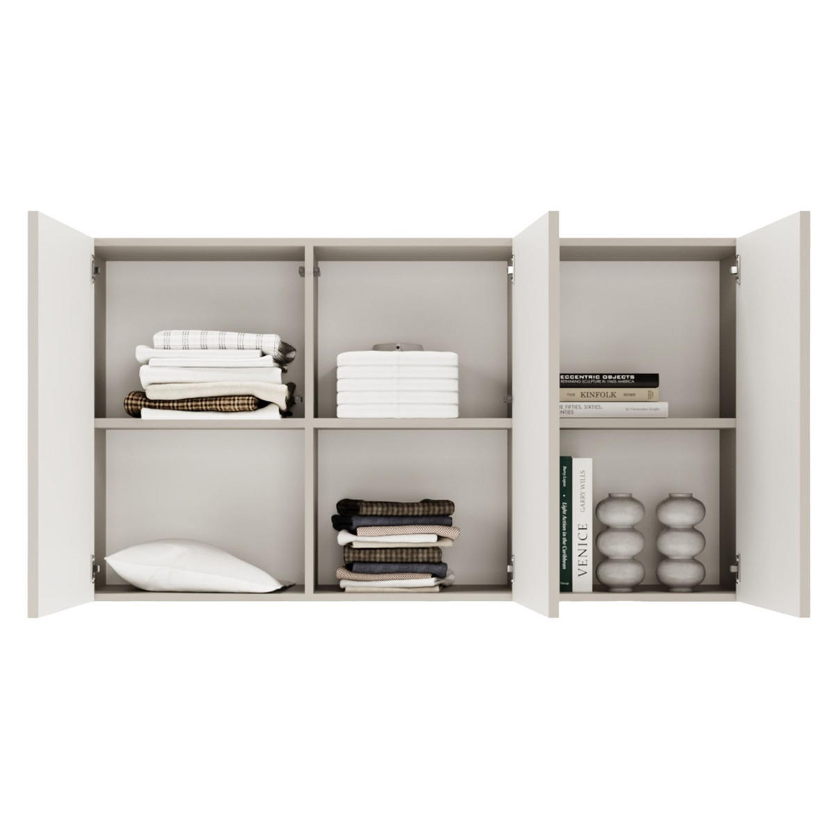 SIDEBOARD Arkadia Kaschmirgrau 150 cm - Taupe, Holzwerkstoff (150/81/35cm) - Selsey