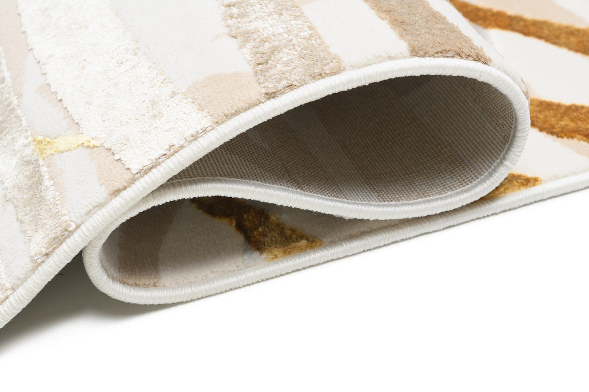 TEPPICH GOLDEN Creme 200/300 cm - Creme, Kunststoff (200/300cm) - Tapiso