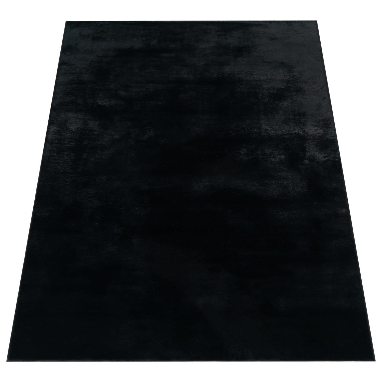 HOCHFLORTEPPICH 240/340 SOFT 380 - Schwarz, Kunststoff (240/340cm) - Paco Home