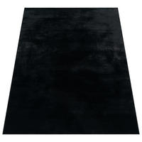 HOCHFLORTEPPICH 240/340 SOFT 380 - Schwarz, Kunststoff (240/340cm) - Paco Home
