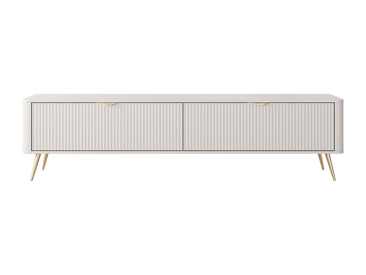 TV-BOARD - 200 cm x 38 cm - holz - beige Elonaria - Beige, Holz (200/51.2/38cm) - Vente-Unique