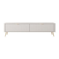 TV-BOARD - 200 cm x 38 cm - holz - beige Elonaria - Beige, Holz (200/51.2/38cm) - Vente-Unique