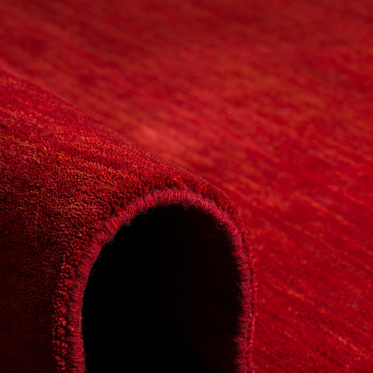 NATUR TEPPICH INDO NEPAL GABBEH SHIVA - Rot, Textil (140/200cm) - Pergamon