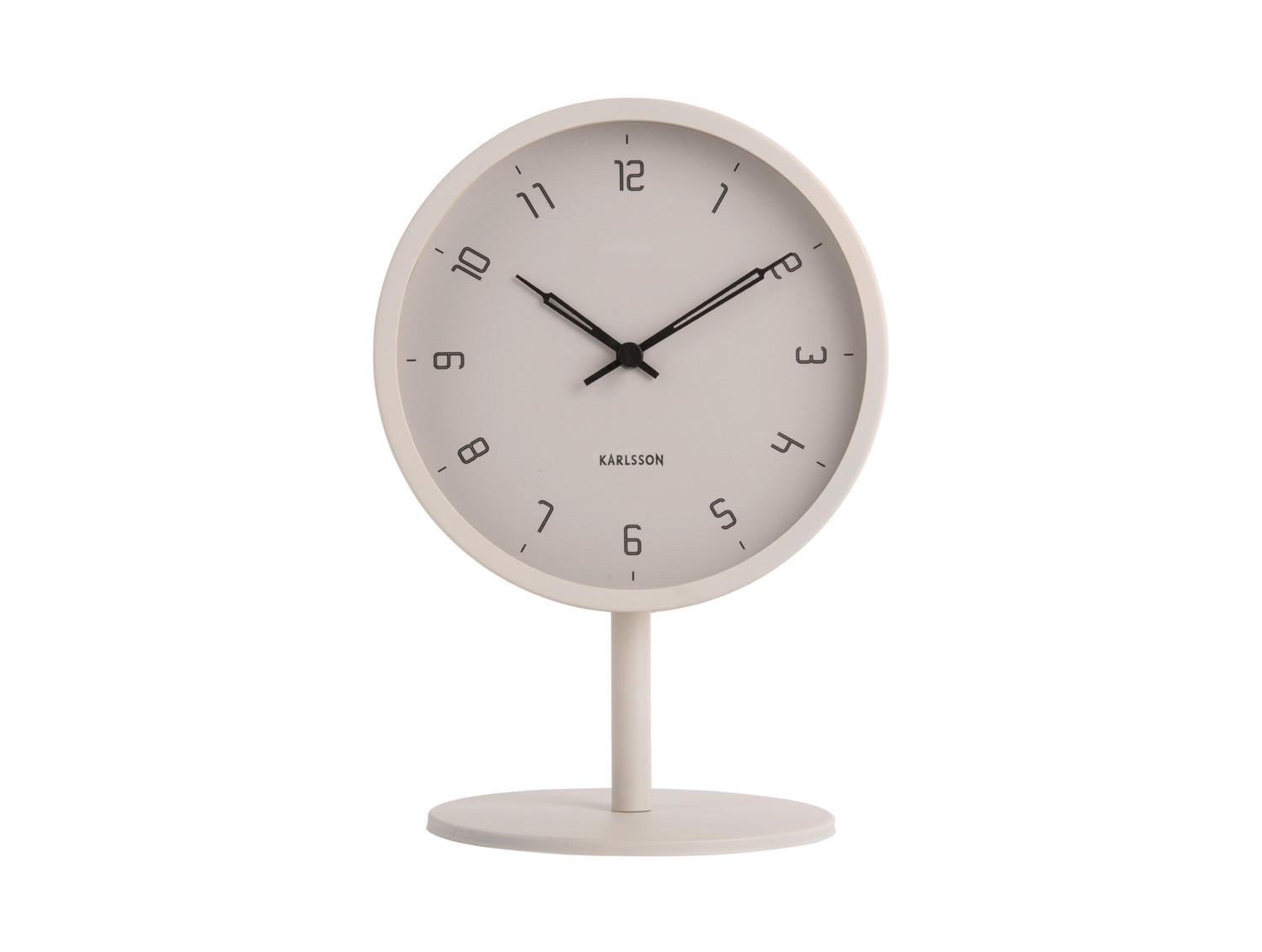 TISCHUHR Stark Grau 1.2/15/22.5 cm - Grau, Metall (15/22.5/1.2cm) - Karlsson