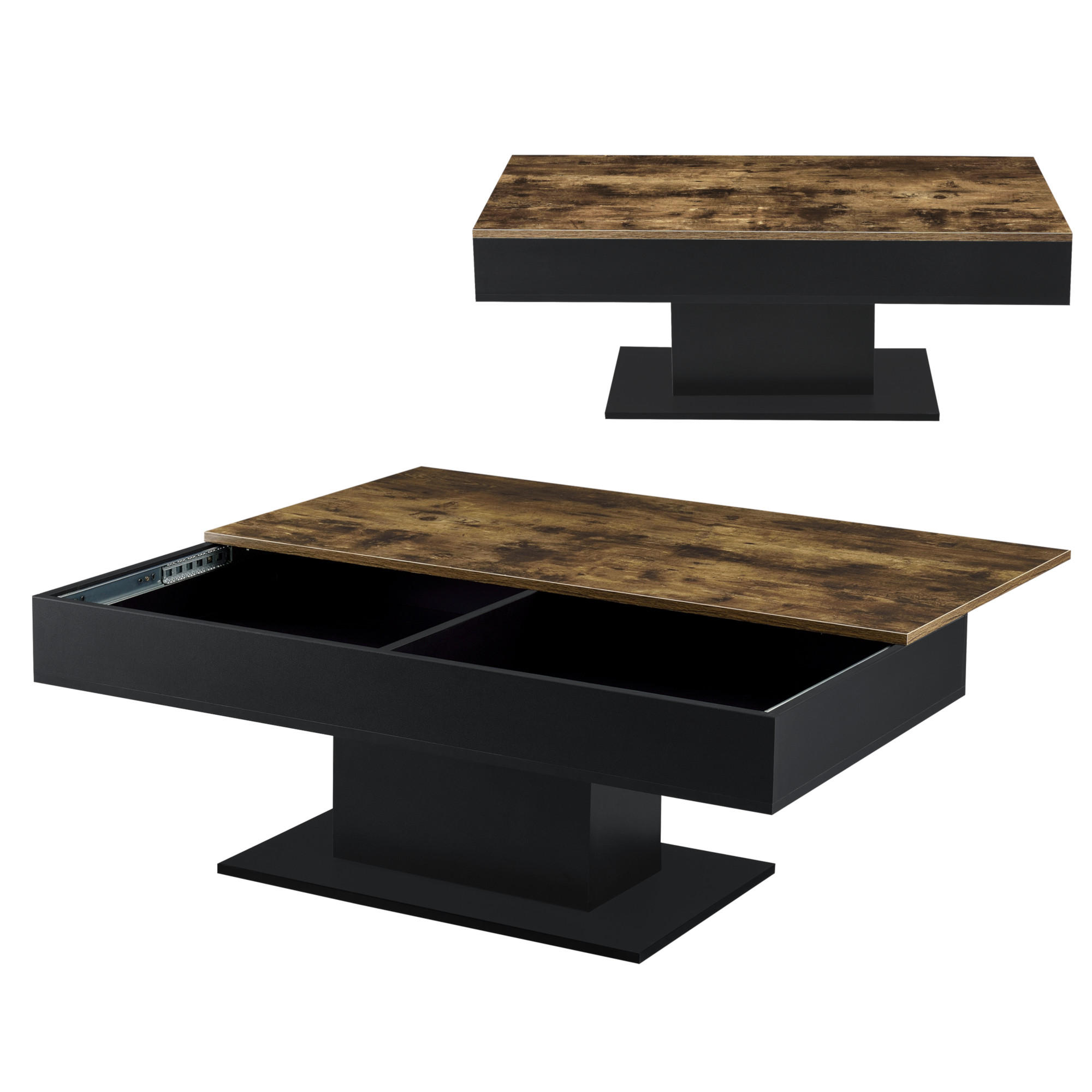[en.casa] KONFERENČNÍ STOLEK Lünen 110/60/40 cm