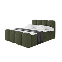BOXBETT mit Matratze H4 und Lattenrost - NINA-Z - 120x200 cm - Grün - Grün, Holzwerkstoff (120/200cm)