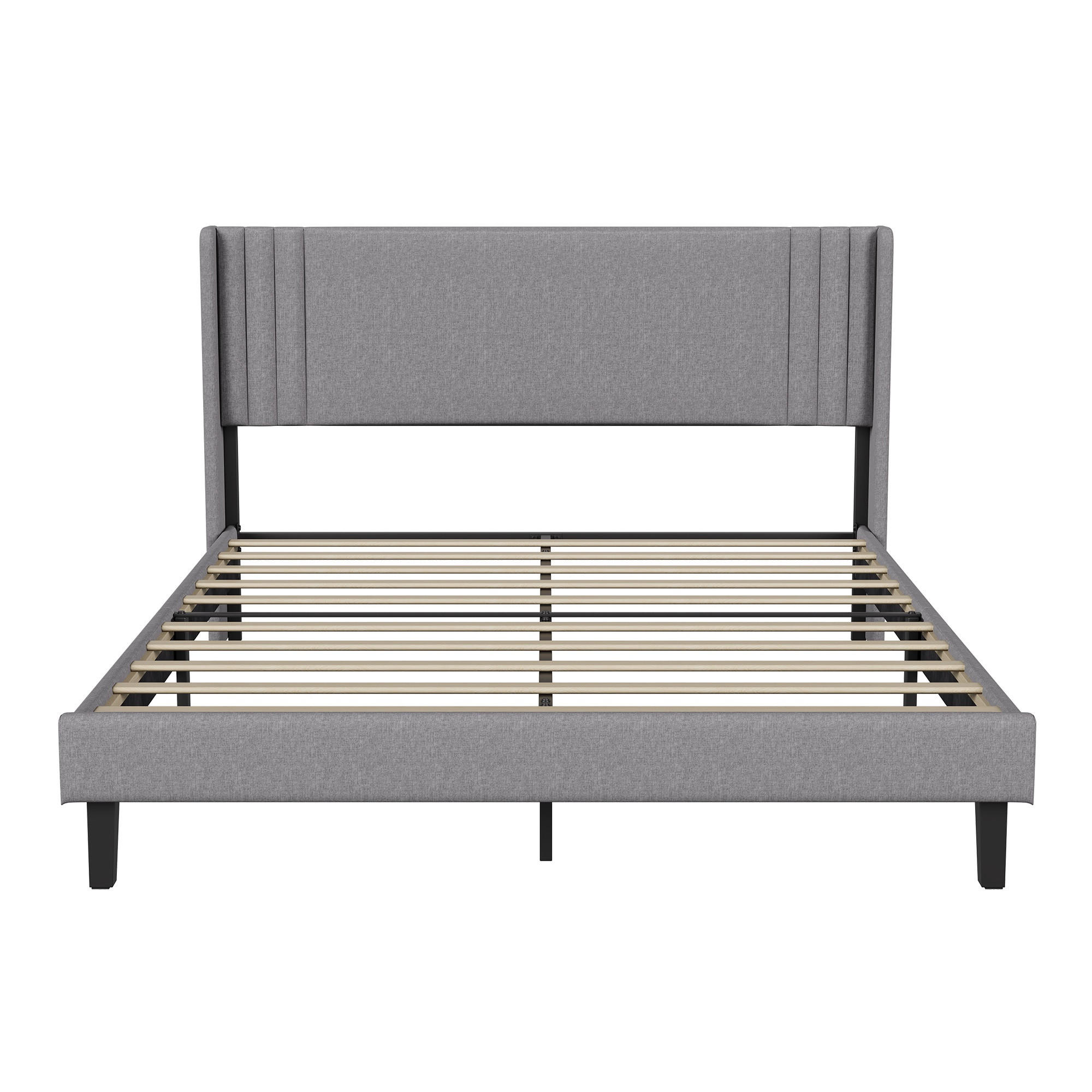 Brevoria Polsterbett Grau 160x200 cm